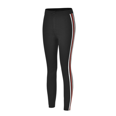 

Spring Summer Womens Lounge Lantern Pants Joggers yo-ga Casual Baggy Side Striped Lady Trouserssmall Pencil Pants