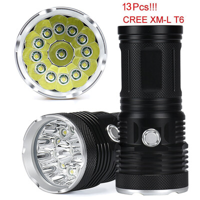 

Saidsome 13x XM- T6 LED Flashlight Torch 4x 18650 Hunting Light Lamp flashlight lamp