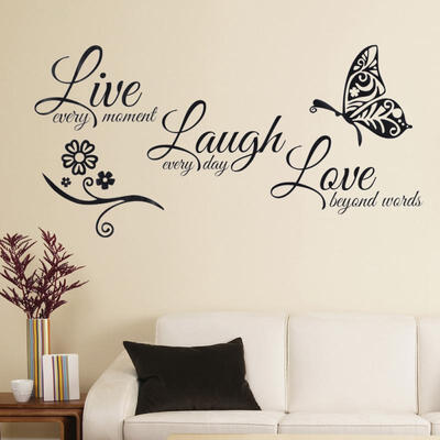

Greensen Adhesive Quote Motto Wall Sticker Bedroom Living Room Wall Decal Home Decoration