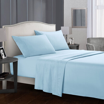 

Gobestart Bed Sheet Set Super Soft Microfiber Luxury Sheets 16 Inch Deep Pocket Wrinkle An
