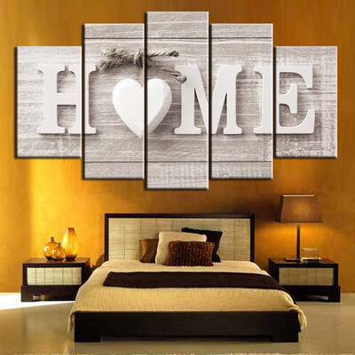 

Siaonvr Unframed 5 Panels Wall Art of Home Painting Pictures Prin