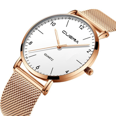 

Gobestart Luxury Watches Quartz Watch Stainless Steel Dial Casual Bracele Watch