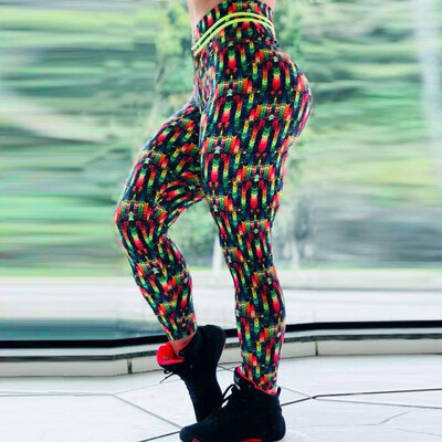 

Ebay Amazon Wish for Rainbow Knitting Digital Print Slim High Waist Sports Yoga Pants Leggings Rainbow