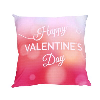 

JPGIF Valentines Day Print Pillow Cases Polyester Sofa Car Cushion Cover Home Decor