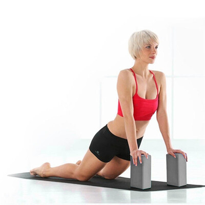 

JPGIF Exercise Fitness Yoga Blocks Foam Bolster Pillow Cushion EVA Gym Training