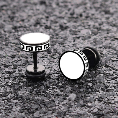 

New Men Earrings Punk Earrings Man Titanium Steel Earrings