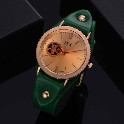 

〖Follure〗Roman Numerals Simple Fashion Casual Leather Padded Strap Womens Quartz Watch