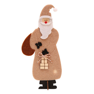 

Toponeto Wooden Christmas Santa Claus Assembling Crafts Home Decor Ornaments