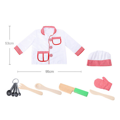 

Tailored Firemen Doctor Cook Pretend Costume Role Play Set Toy Gift For Kid Children