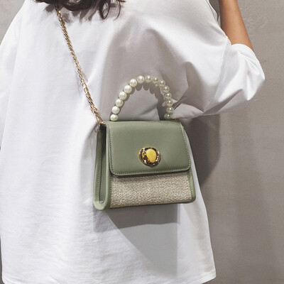 

Net red small bag female 2019 summer new French small chain handbag handbag wild ins shoulder Messenger bag