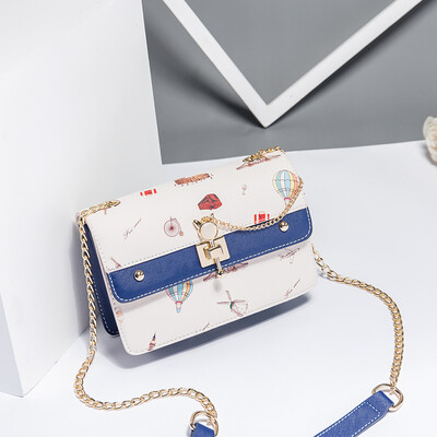

Summer ins single-shouldered girls tide Korean version of Joker student chain Messenger bag fashion