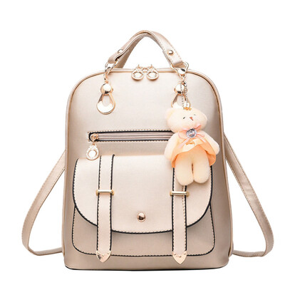 

Tailored Shoulder bag 2017 new wave of female backpack new casual Korean women bag BK