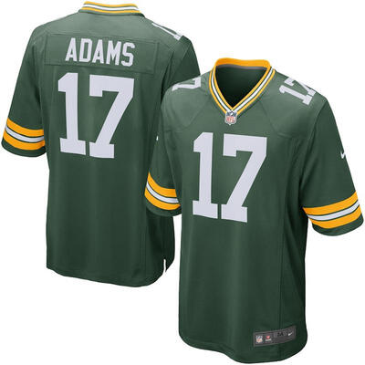 

Youth Football Jersey Green Bay Packers Davante Adams Green Team Game Jersey