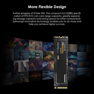 

SAMSUNG MZ-V7S1T0B 970 EVO NVMe PCIe M2 2280 SSD 1TB Internal Solid State Disk Hard Drive Laptop SSD