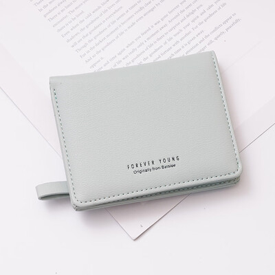 

Tailored Women Short Wallet Fresh Student Bag Simple Multi-card Seat Buckle Coin Purse