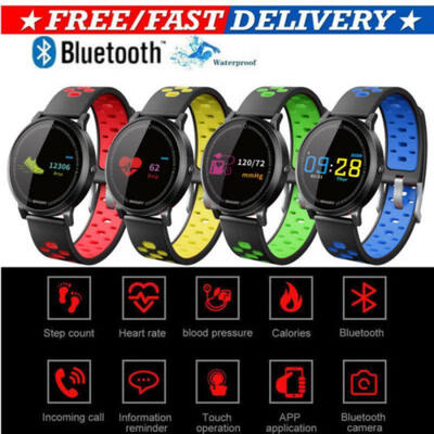 

Waterproof Sport Smart Watch Blood Pressure Heart Rate Monitor for iOS Android