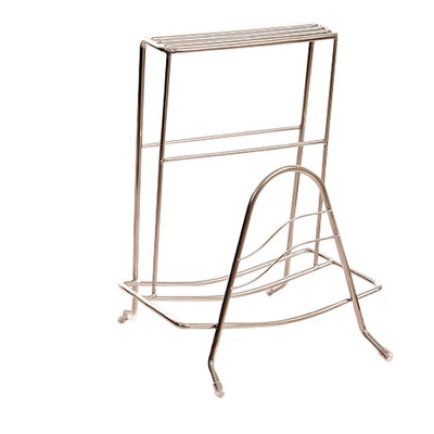 

Kitchen Slim Shelf Draining Knife Holder Wire Frame Dish Rack Stainless Steel Dish Rack Nonslip Kitchen Organization