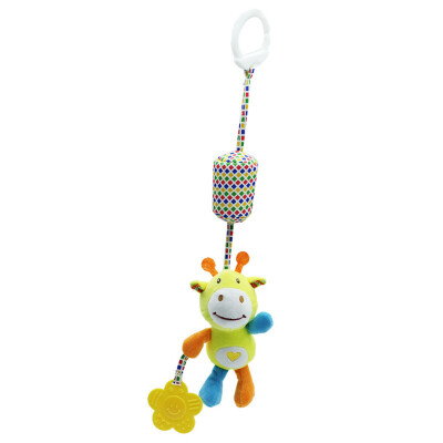 

Gobestart Plush Animal Toy Wind Chime Spiral Bed Cart Accessories Baby Car Pendant