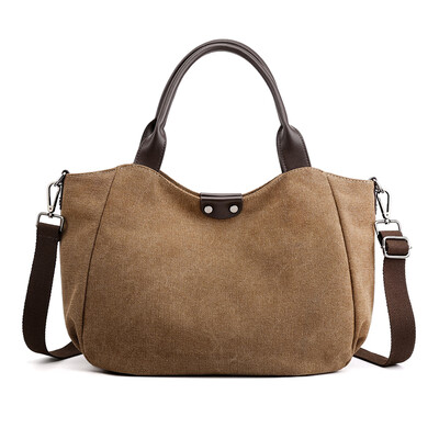 

Ins canvas womens single shoulder bag with large capacity leisure womens handbag slanting cloth bag