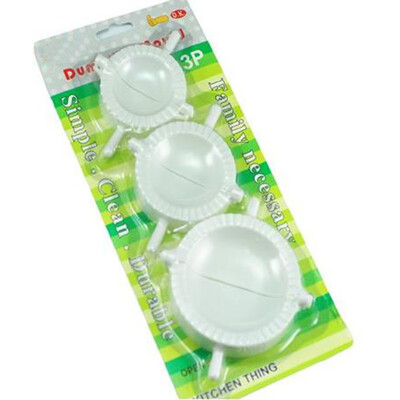 

Pastry Maker Plastic Dumpling Mould Dough Press Molds DIY Cooking Tools 3pieces