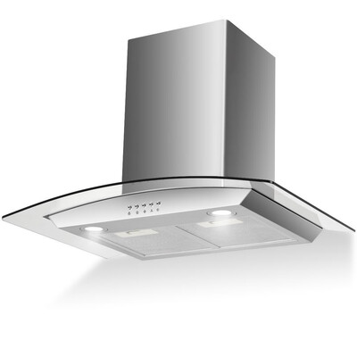 

30" Stainless Steel Wall Mount Kitchen Range Hood with LED Lights