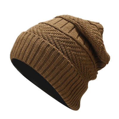 

Tailored Men Women Winter Down Headgear Solid Color Pile Cap Casual Earmuffs Hat
