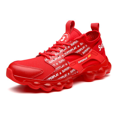 

Blade mens shoes breathable travel sneakers red shoes men Yun