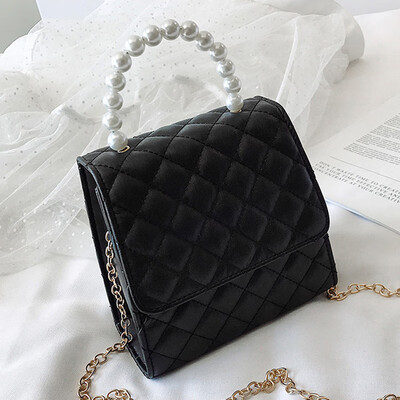 

Pearl Linger chain mini - bag womens new 2019 summer Korean version of a single shoulder satchel