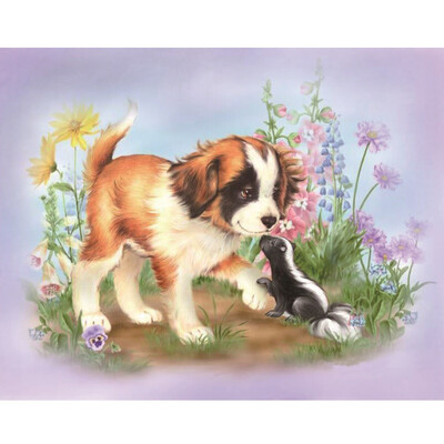 

Gobestart Animal Embroidery Paintings Rhinestone Pasted DIY Diamond Painting Cross Stitch