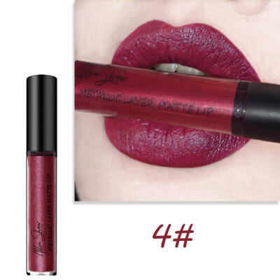 

Shimmers Liquid Lipstick Waterproof Mermaid Lip Gloss Glitter Metallic Cosmetics