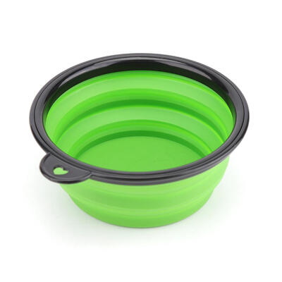 

Folding Silicone Dog Bowl for Puppy Pet Portable Travel Feeder Utensils