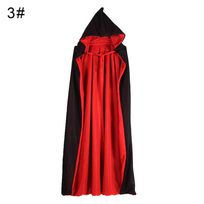 

Halloween Kids Hooded Witch Wizard Vampire Cloak Cosplay Costume Cape Gown Robe