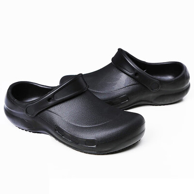 

Men Summer Casual Outdoor Slip On Sandals Kitchen Cook Chef Shoes Clogs Slippers