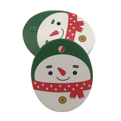 

Toponeto 50Pcs Santa Claus Christmas Tag Candy Bag Decoration Gift Hang Tags