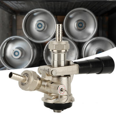 

Greensen Beer Keg Coupler D Type System with Safety Pressure Relief Valve for