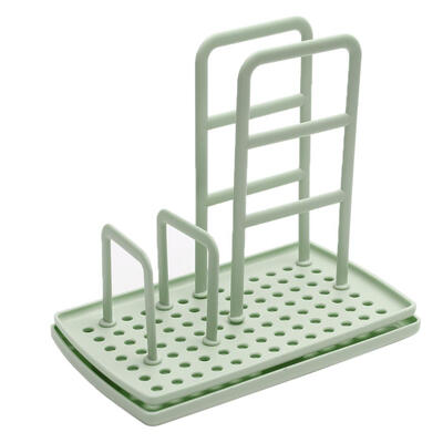 

Kitchen Plastic Multi-functional Cloth Sponge Soap Dish Drain Storage Rack