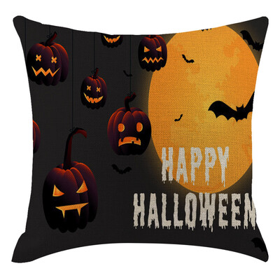 

Siaonvr Halloween Pumpkin Pillow Cover Pillowcases Decorative Sofa Cushion Cover