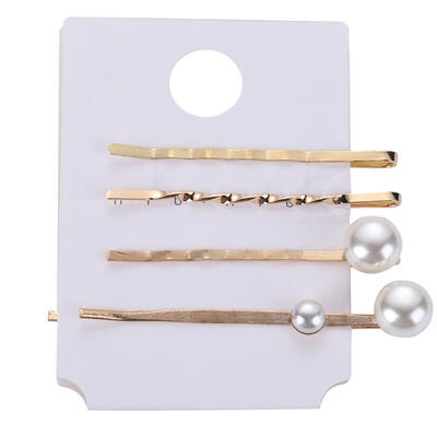 

1 Set Pearl Alloy Hair Clips Hairpin Headdress Beauty Styling Accessories
