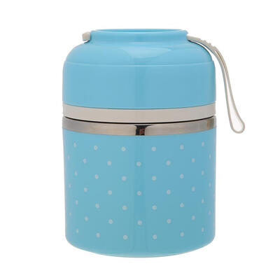 

Dot Design Portable Thermal Lunch Box Leak-proof Stainless Steel Bento Box