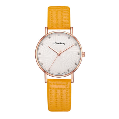 

New pu strap quartz watch fashion watch wholesale trend simple wild ladies watch