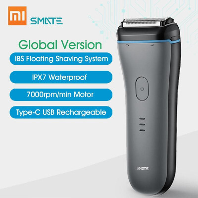 

Global Version Xiaomi Smate Electric Shaver Men Razor Type-C USB Rechargeable Fast Charge Dry Wet Use Full Body Washable Shaving