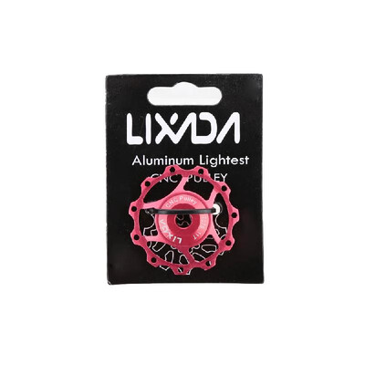

Lixada MTB Mountain Bike Road Bicycle Rear Derailleur 7075 Aluminum Alloy 11T Guide Roller Idler Pulley Jockey Wheel Part Accessor