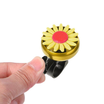 

Aluminum Alloy Flower Bike Bicycle Cycling Handlebar Horn Sunflower Bell