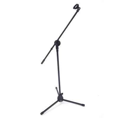 

Folding Microphone Tripod Boom Telescoping Stand Mic Clip Arm Adjustable Holder