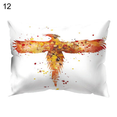 

Scenery Fox Eagle Letters Pillow Case Cushion Cover Sofa Bed Car Cafe Supply