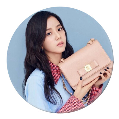 

Black Pink tin Plate Badge Brooch Cute Cartoon Brooch Bag Pendant Boys Girls Accessories hot Gift for Fans