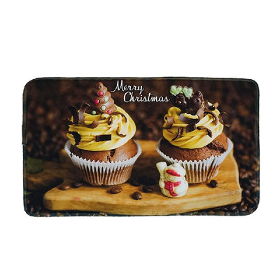 

Home Use Christmas Carpet Mat Anti-Skidding Doormat Floor Entryways Indoor Front Door Bathroom Mat Decor