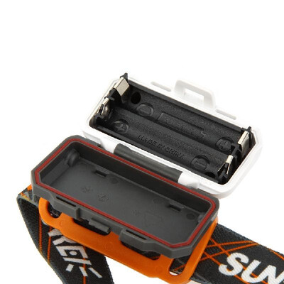 

Outdoor Camping 28 Lumens Mini LED Headlamp Headlight 3 Modes Flashlight Lamp Orange