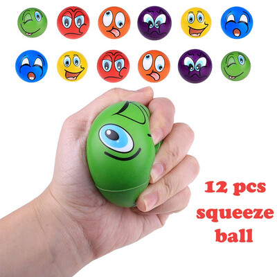 

Gotoamei 12pc Stress Reliever Scented Ball Super Slow Rising Kids Squeeze Toy 63cm