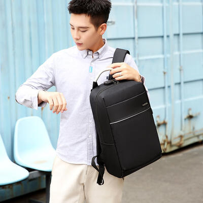 

New Business Laptop Backpack Men Travel USB Charging Metal Anti Theft Backpack Computer Backpack Leisure School Bag